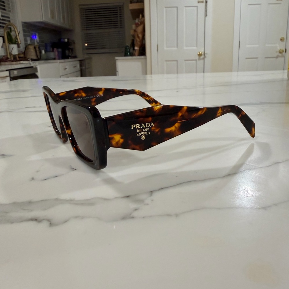 Prada Brown Tortoise Sunglasses
